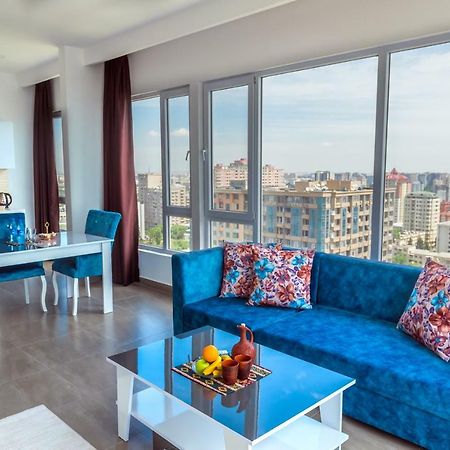 Panorama Baku - 22 Floorアパートホテル エクステリア 写真