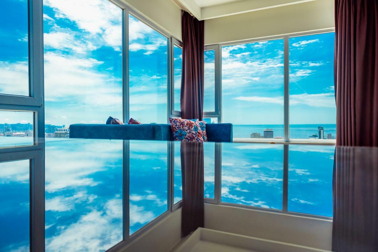 Panorama Baku - 22 Floorアパートホテル エクステリア 写真