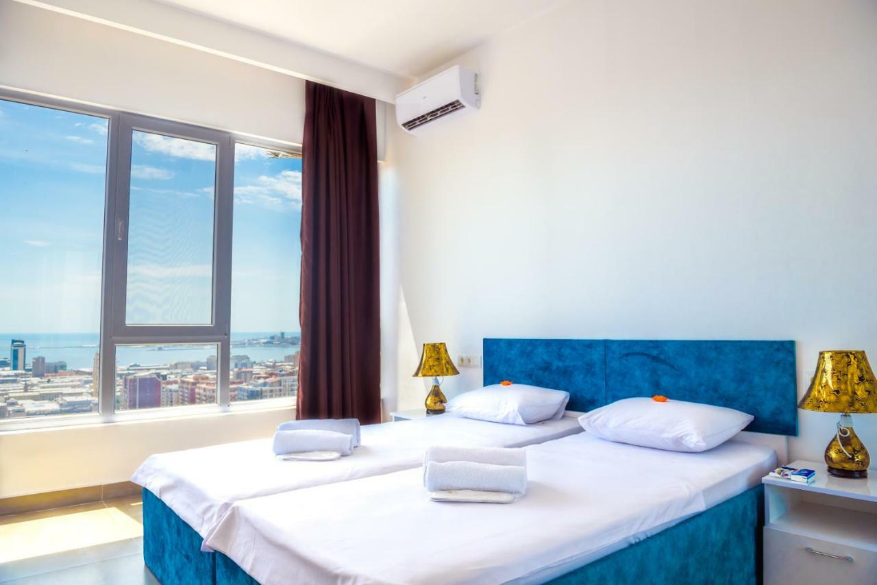 Panorama Baku - 22 Floorアパートホテル エクステリア 写真